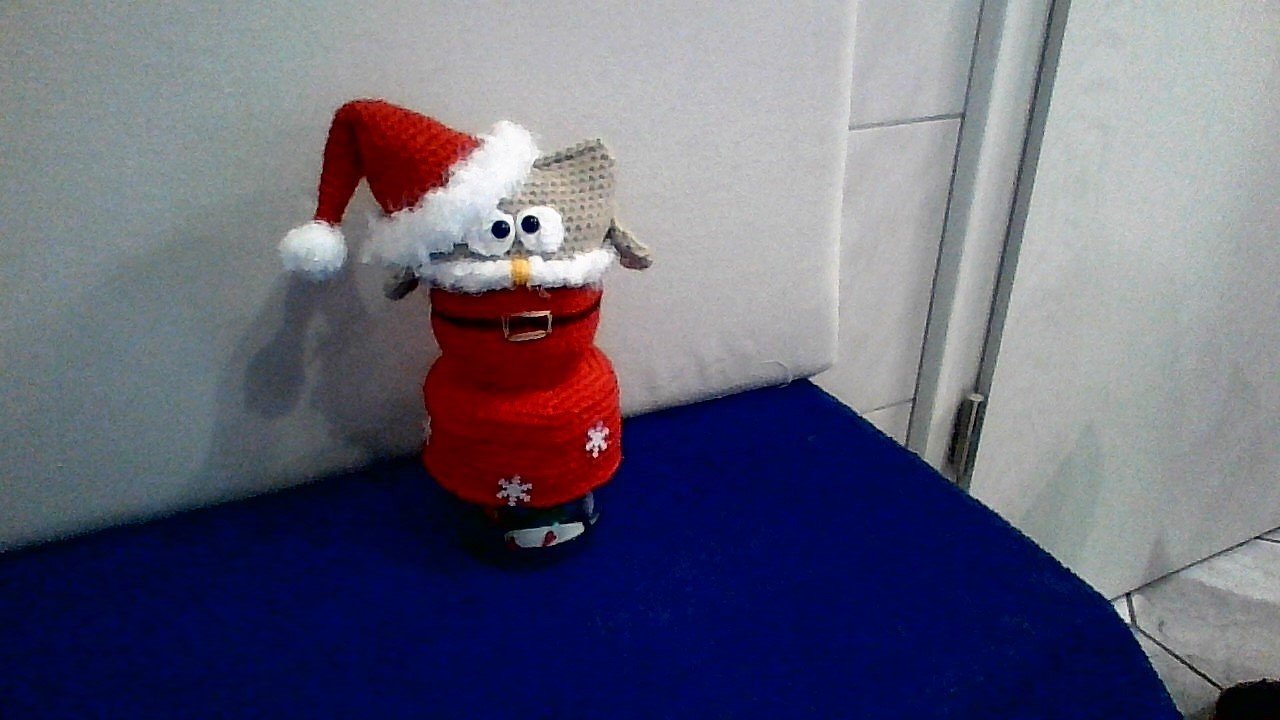 Nikolaus-Eule Bonbonglas Häkelanleitung