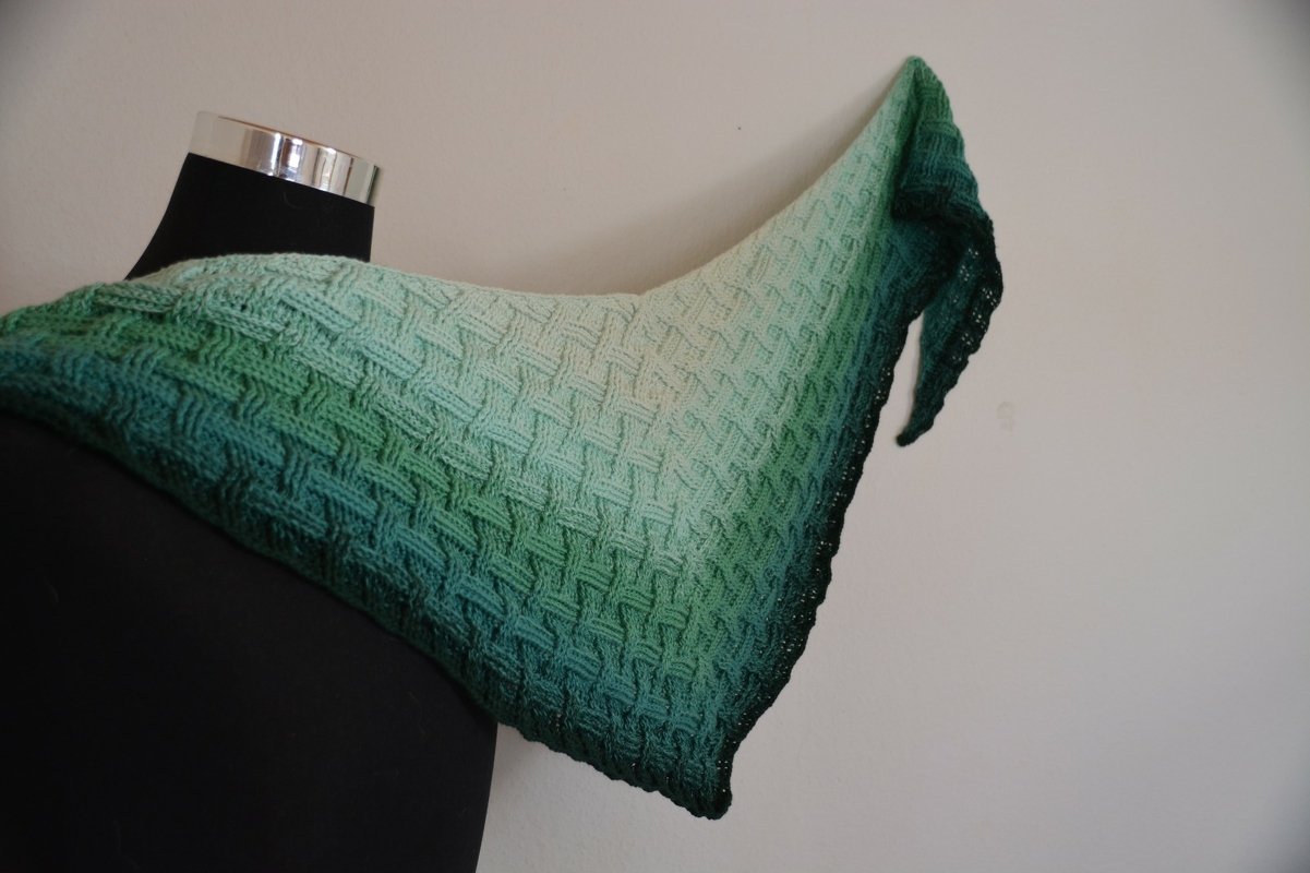 Häkelanleitung Tuch &quot;Drunter und Drüber&quot; - neu - jetzt mit zwei Tuchformen