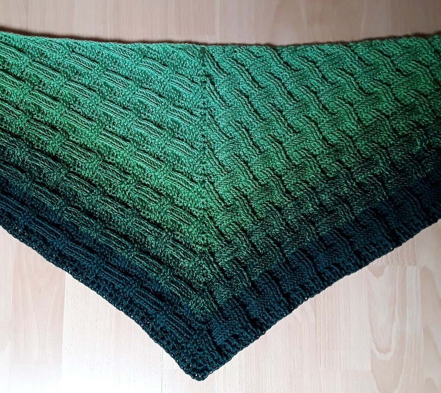 Häkelanleitung Tuch &quot;Drunter und Drüber&quot; - neu - jetzt mit zwei Tuchformen