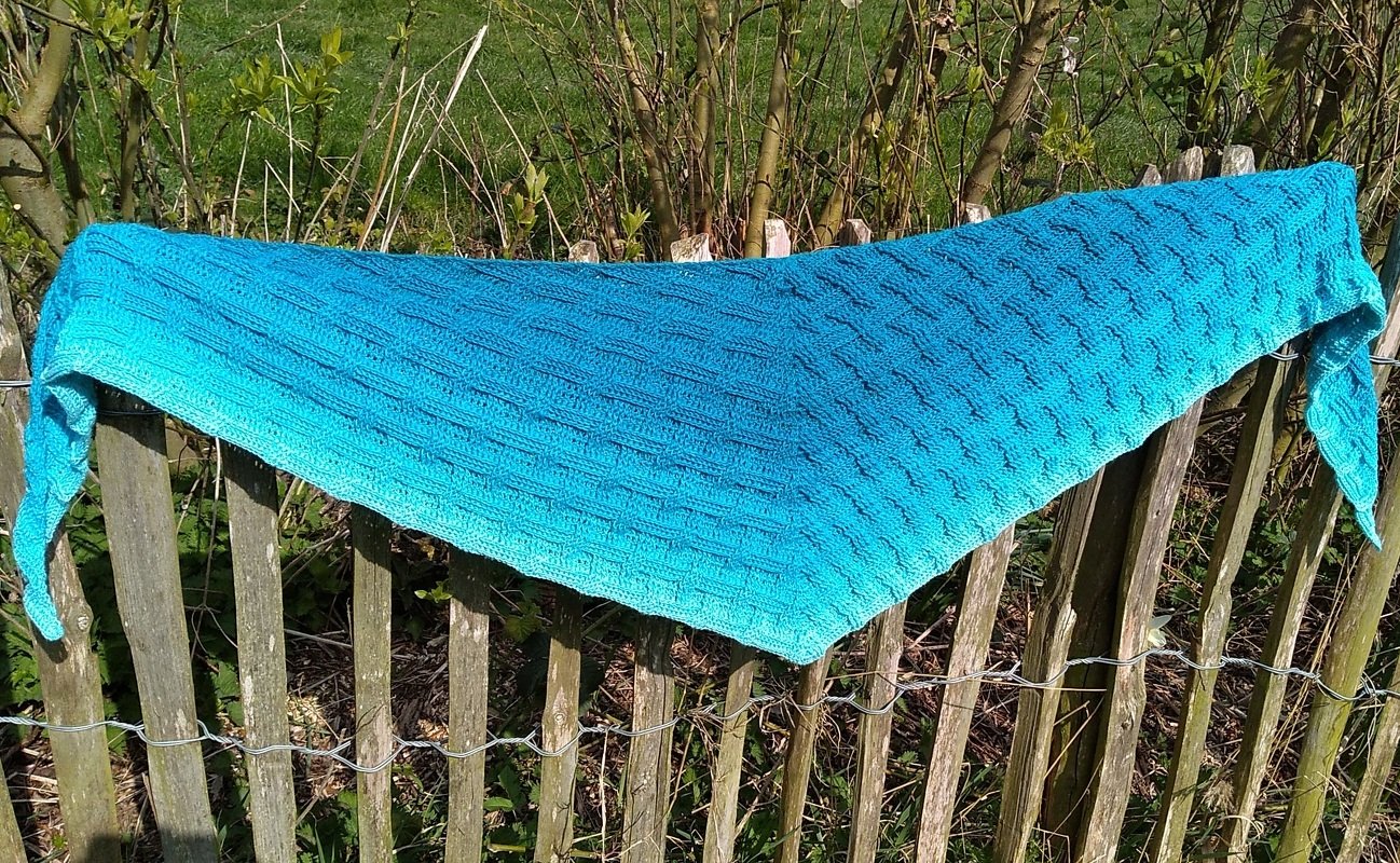 Häkelanleitung Tuch &quot;Drunter und Drüber&quot; - neu - jetzt mit zwei Tuchformen