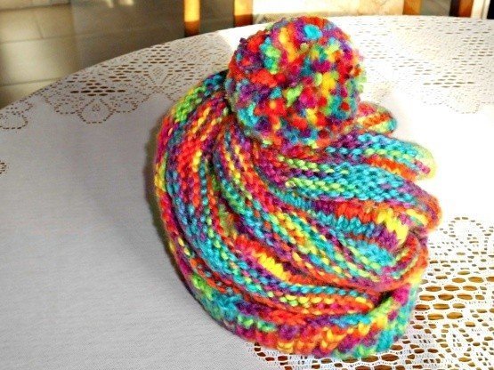 Mütze &quot;Spiralibus&quot; für Kinder und Erwachsene - Kostenlose Strickanleitung