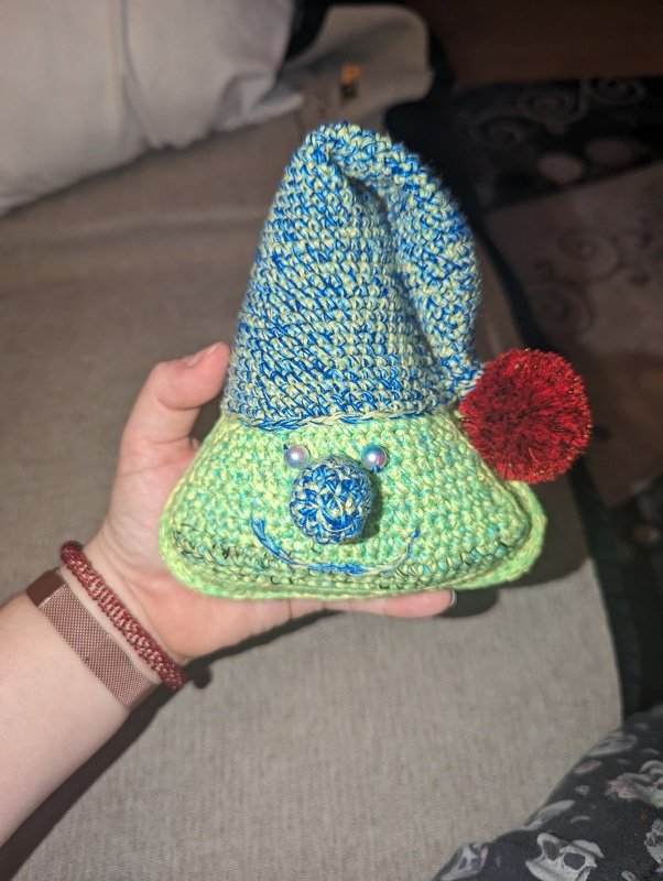 Häkelanleitung Dreieckwichtel