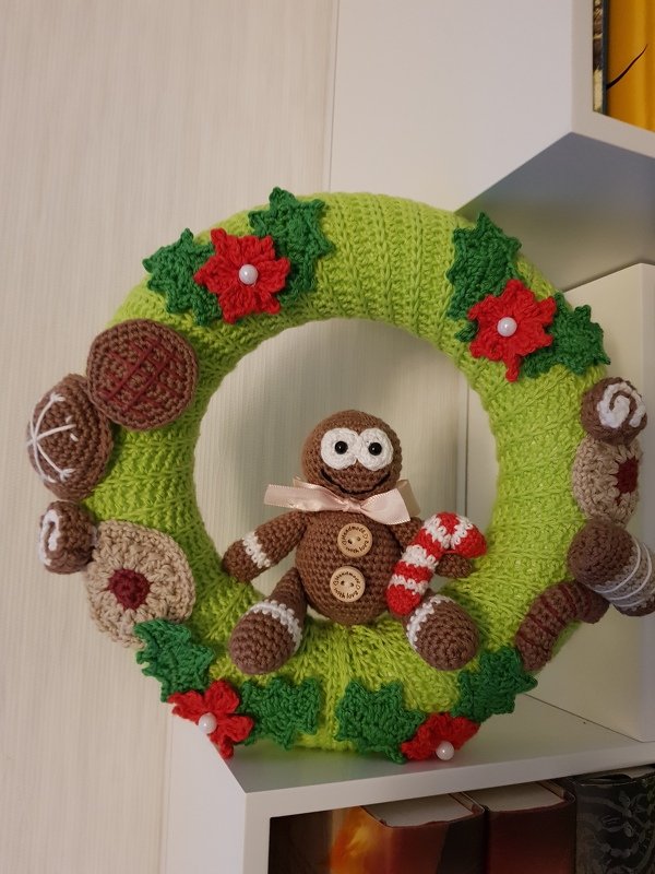 Häkelanleitung Türkranz Lebkuchenmännchen - PDF Datei