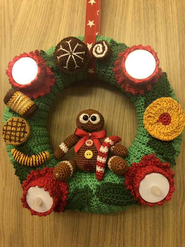 Häkelanleitung Türkranz Lebkuchenmännchen - PDF Datei