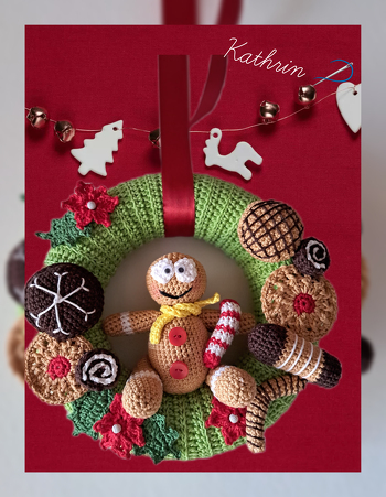 Danke für die tolle Anleitung.
Hat Spass gemacht und es wird nicht der letzte Türkranz sein. 🫶💖