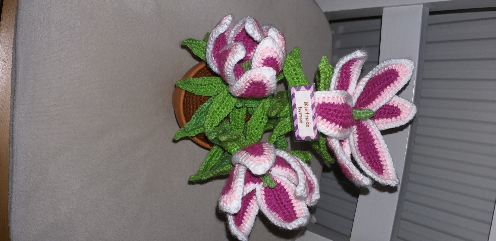 Häkelanleitung Lilie