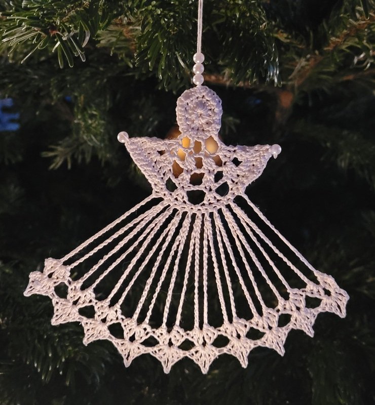 Weihnachtsdeko &quot; Engelchen &quot; Christbaumschmuck Häkelanleitung