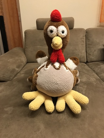 Henne Berta. Das annähen war etwas kniffelig, aber sonst sehr gute Anleitung. 👍