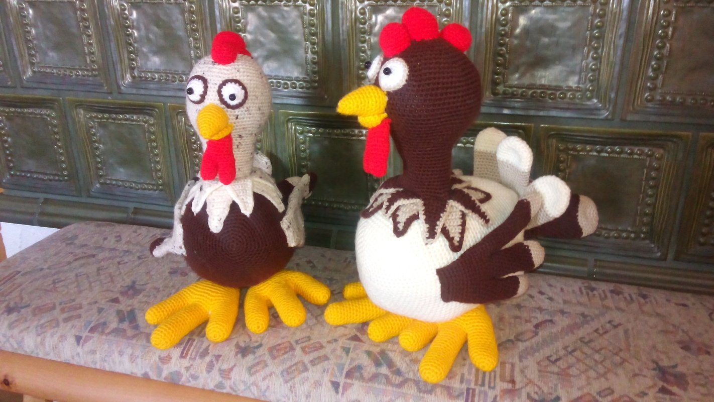 Häkelanleitung: Henne Berta