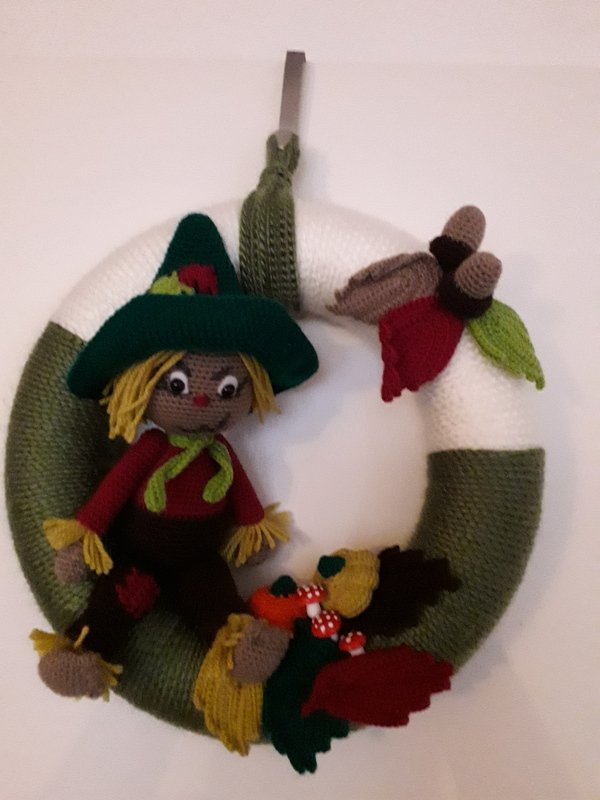 Häkelanleitung Türkranz Herbst