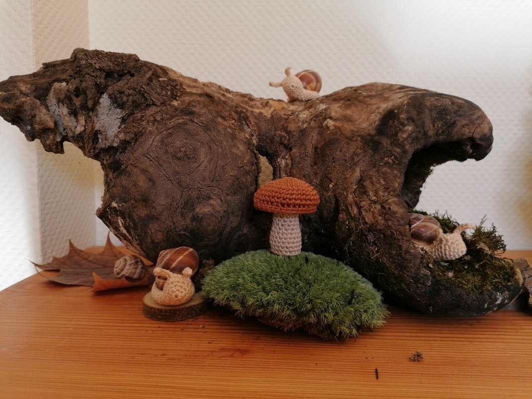 Häkelanleitung Schnecke