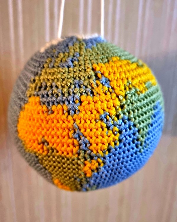 Häkelanleitung Globus