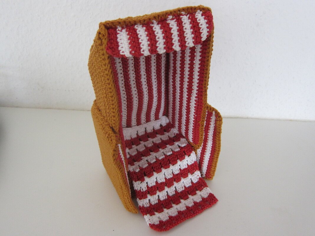 Häkelanleitung Strandkorb