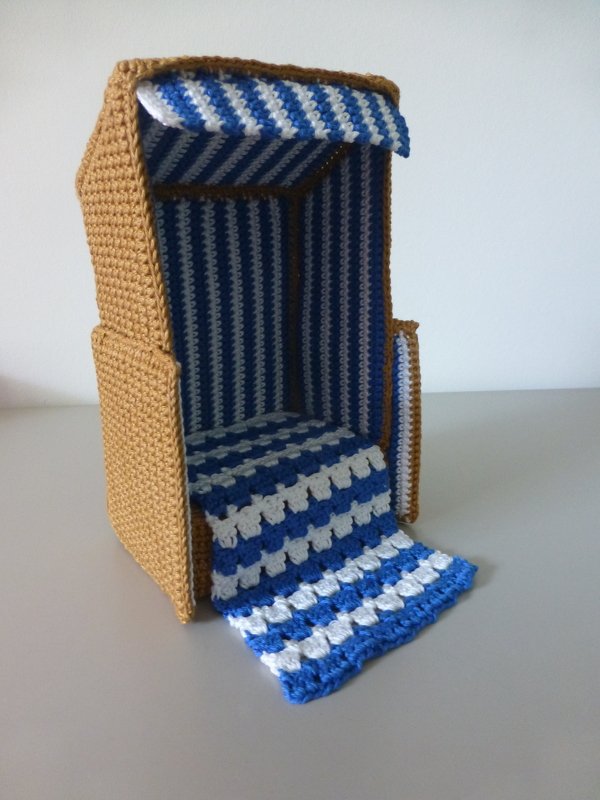 Häkelanleitung Strandkorb