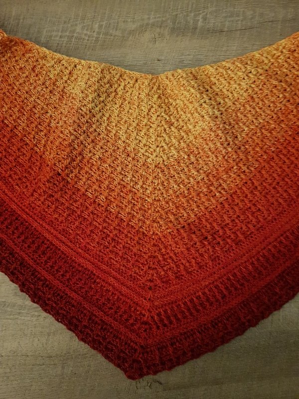 Häkelanleitung Tuch "Salmone"