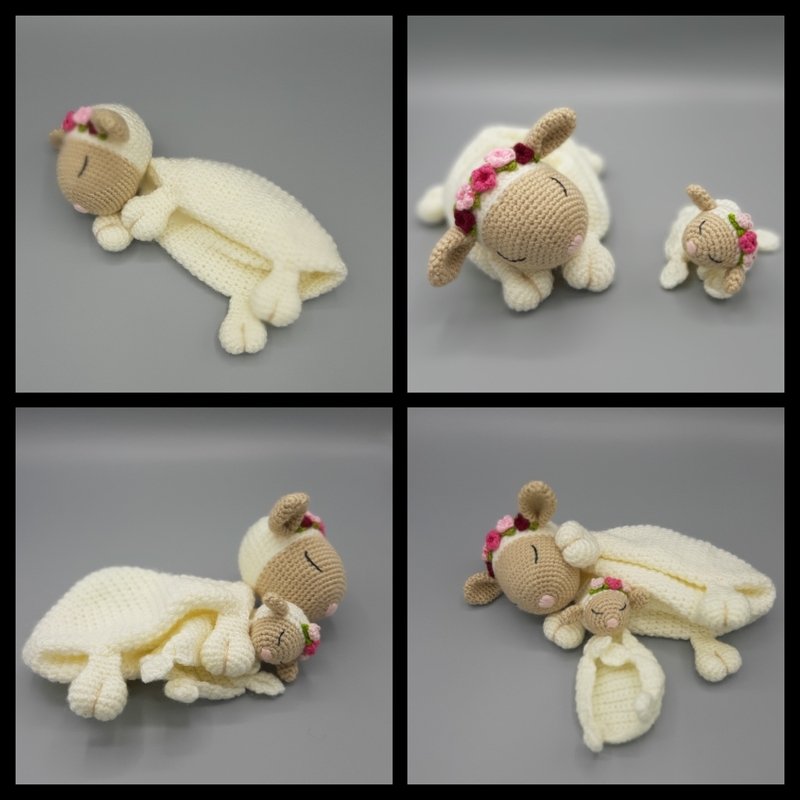 Häkelanleitung Schmuse-Schäfchen, Schmusetuch häkeln