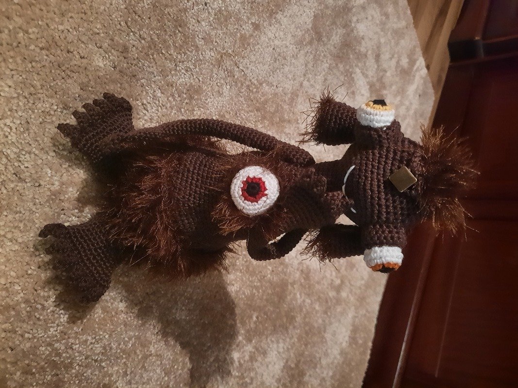 Monster-Alien &quot;Horchi&quot; , mit Geheimfach im Kopf!