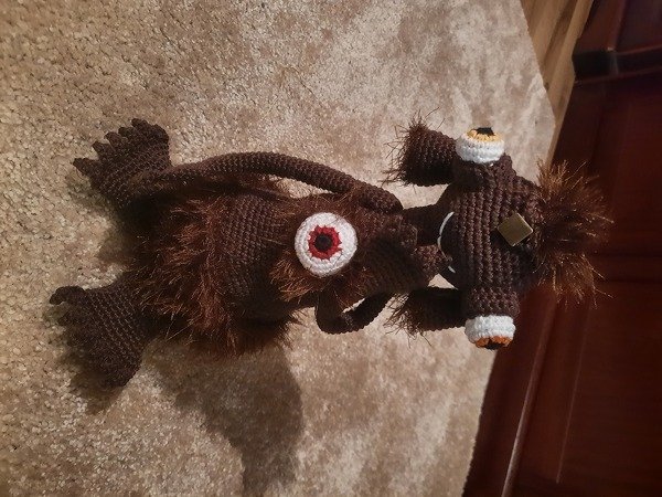 Monster-Alien "Horchi" , mit Geheimfach im Kopf!