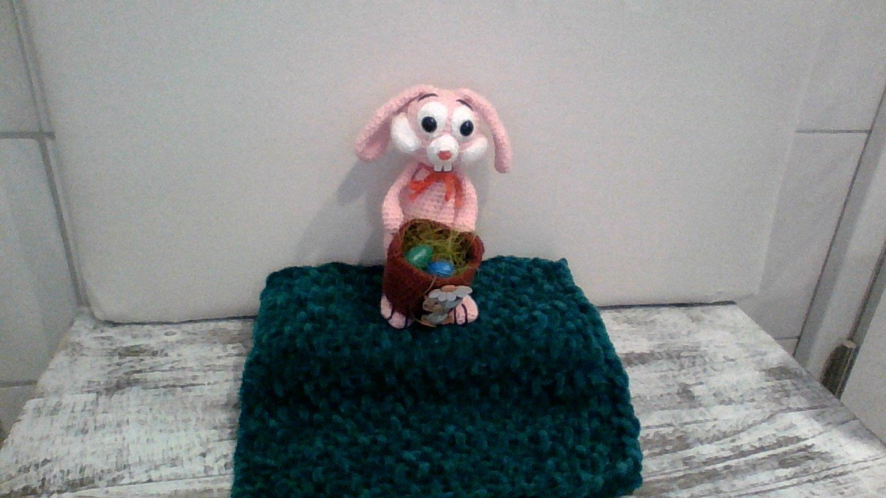 Osterhase mit Korb Häkelanleitung