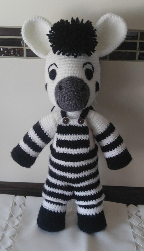 Zebra und Freunde Häkelanleitung Amigurumi