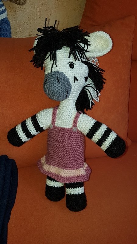 Zebra und Freunde Häkelanleitung Amigurumi