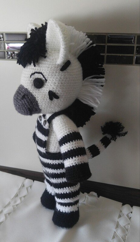 Zebra und Freunde Häkelanleitung Amigurumi