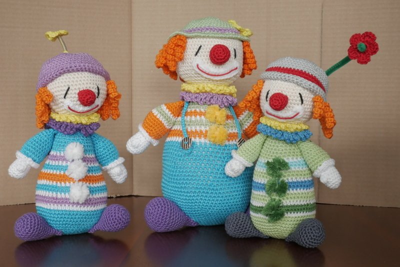 2er Set Clown Petie und sein großer Freund Pepe