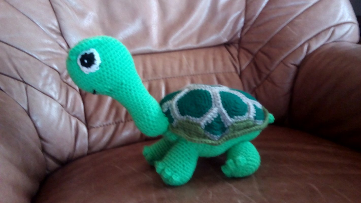 Häkelanleitung Schildkröte