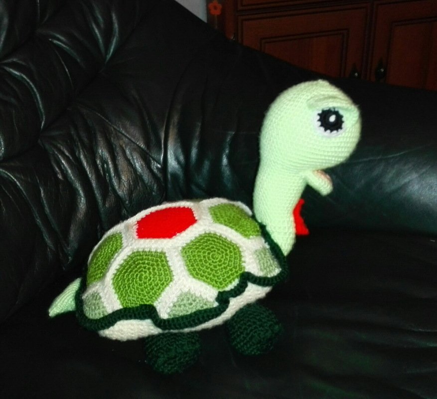 Häkelanleitung Schildkröte