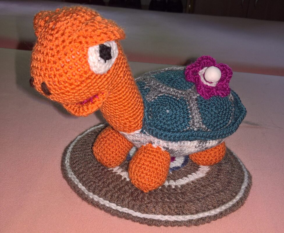 Häkelanleitung Schildkröte