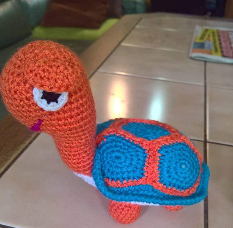 Häkelanleitung Schildkröte