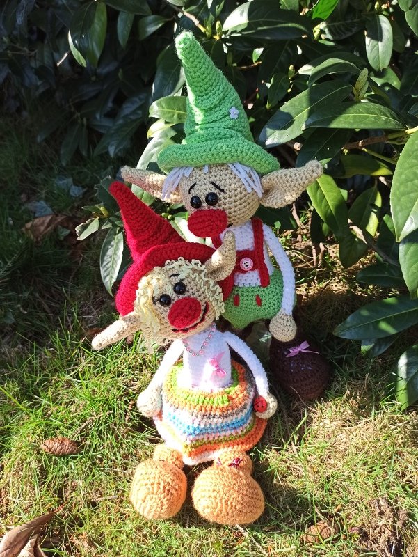 Häkelanleitung Amigurumi / Jodi der Kobold