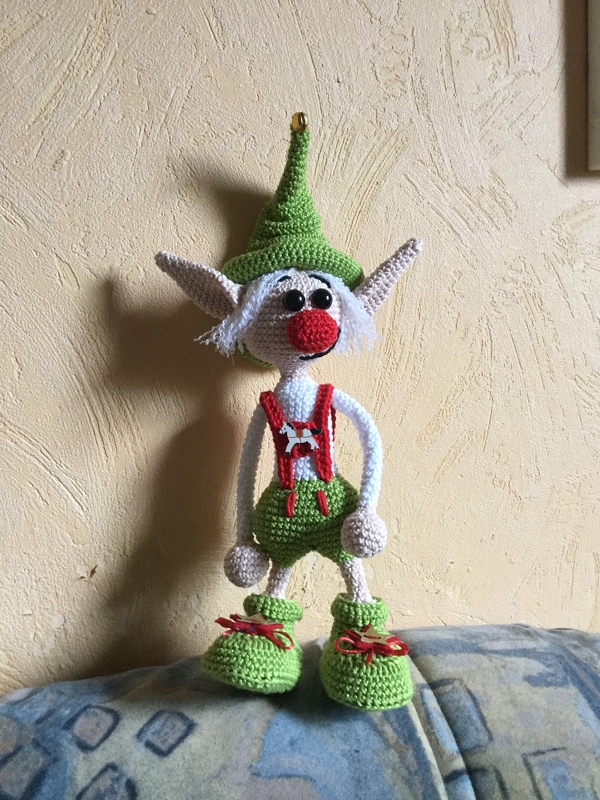 Häkelanleitung Amigurumi / Jodi der Kobold