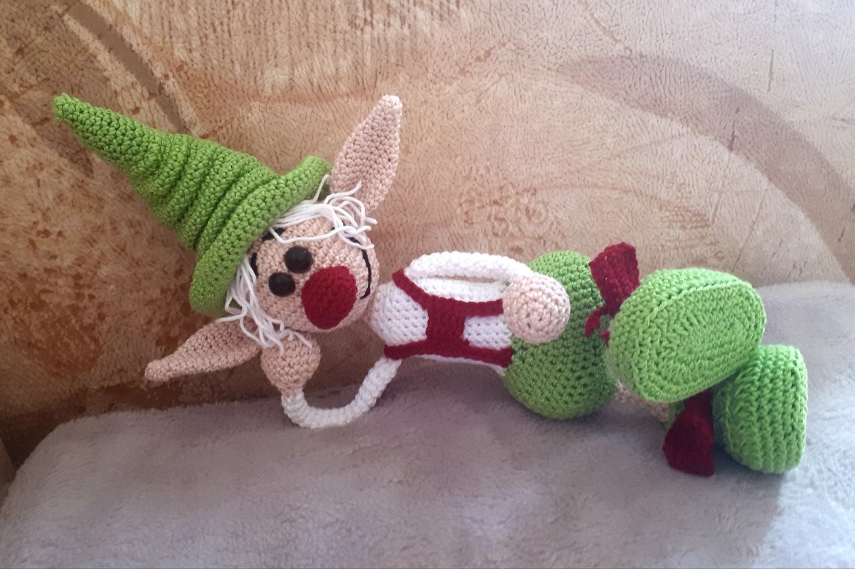 Häkelanleitung Amigurumi / Jodi der Kobold