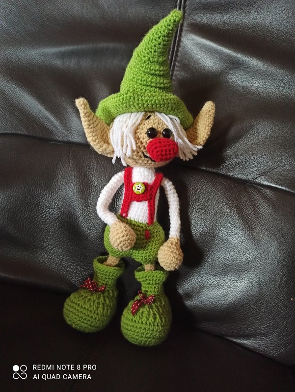 Häkelanleitung Amigurumi / Jodi der Kobold