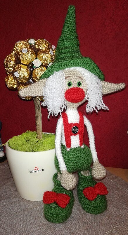 Häkelanleitung Amigurumi / Jodi der Kobold