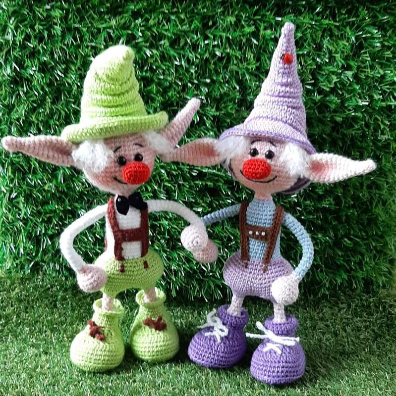 Häkelanleitung Amigurumi / Jodi der Kobold