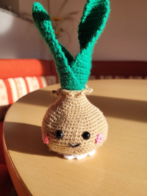 Kleine Blumenzwiebel-Vase - süße Frühlings-/Oster-Deko - Häkelanleitung