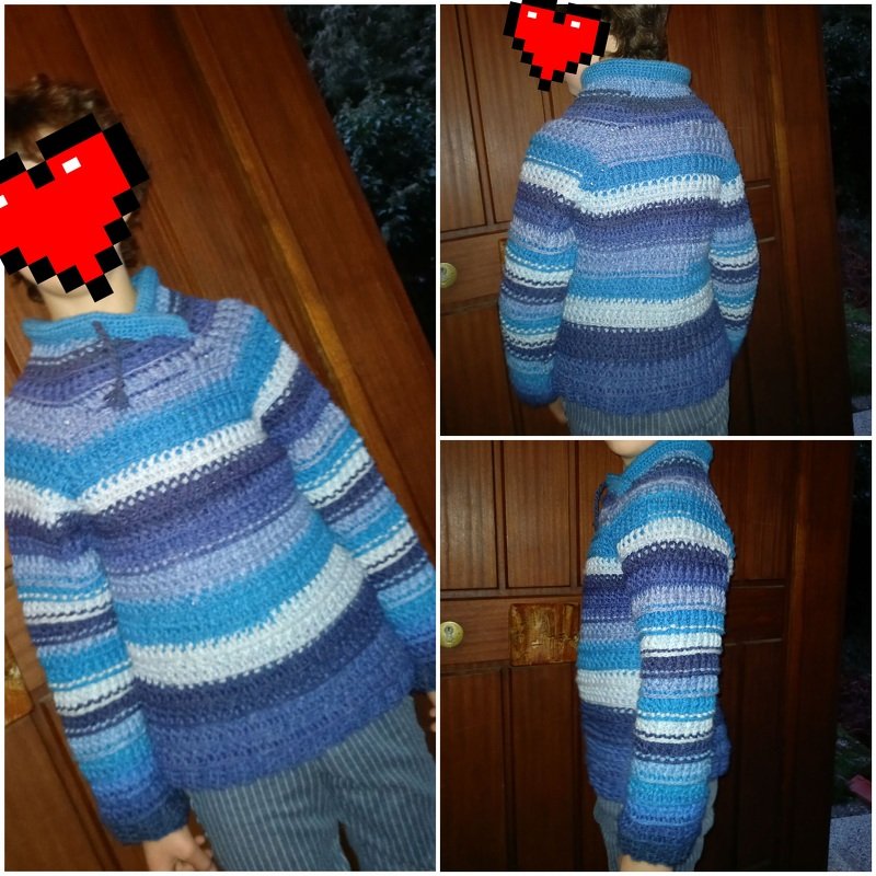 Häkelanleitung Hoodie &quot;anyone&quot;