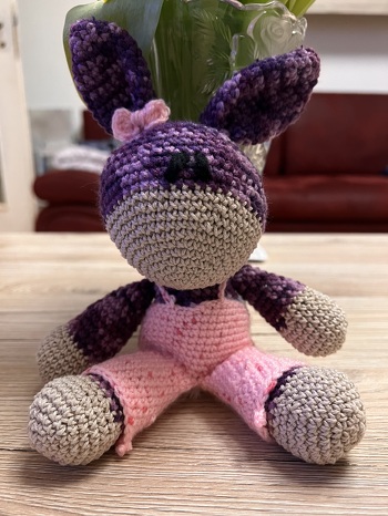 Das war mein erstes Projekt 😍 und Dankeschön jetzt bin ich total Häkelsüchtig🤣