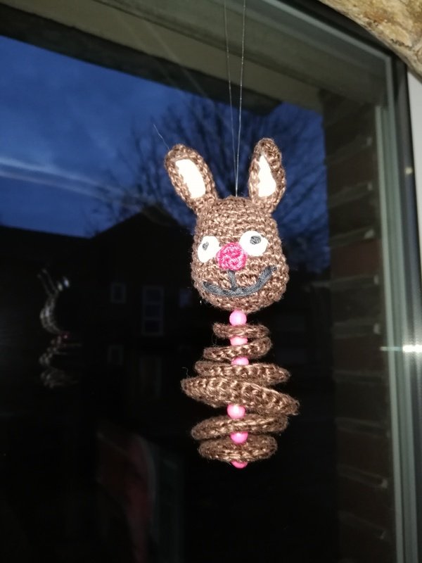 Crochet Pattern Easter hangers bunny and chick