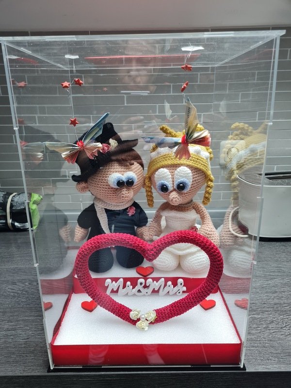 Häkelanleitung "Trau dich", Brautpaar