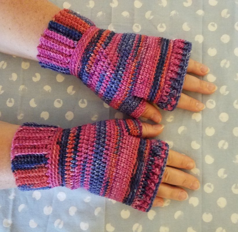 Häkelanleitung Handstulpen Mila