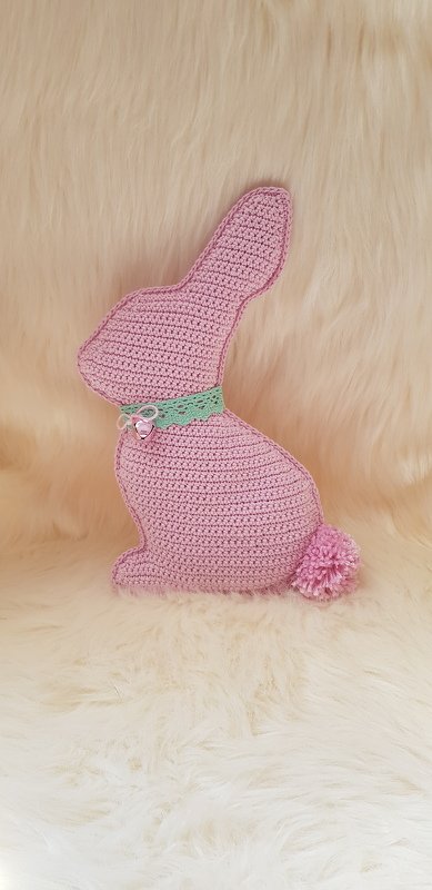 Osterhase als Dekoration oder Bestecktasche