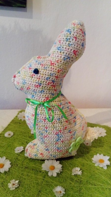 Osterhase als Dekoration oder Bestecktasche