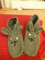 Lustige HasenHausschuhe