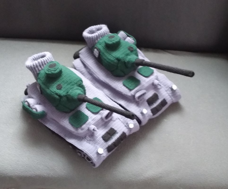 Panzerhausschuhe Häkelanleitung