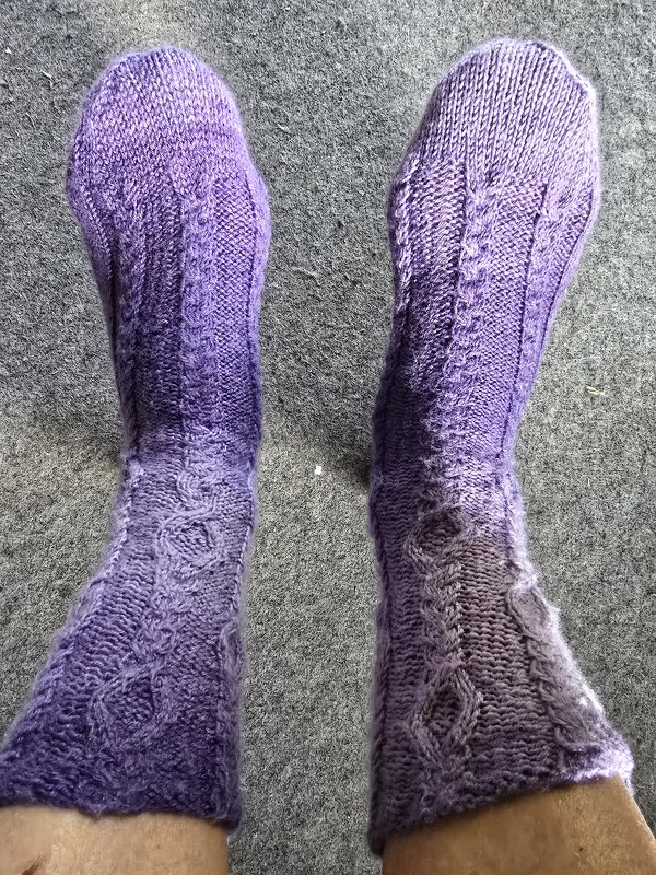 Rapunzel - Zopfmuster Socken