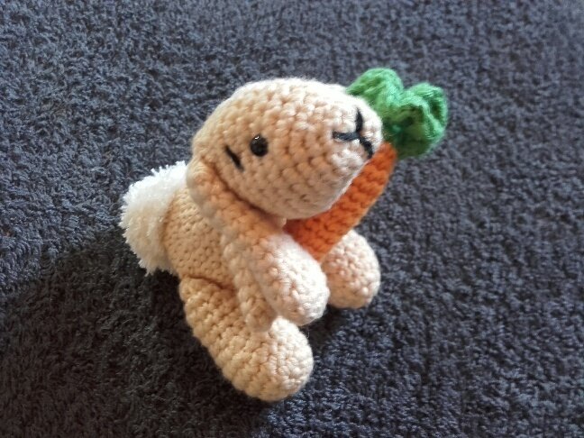 Häkelanleitung, Häschen Guck in die Luft