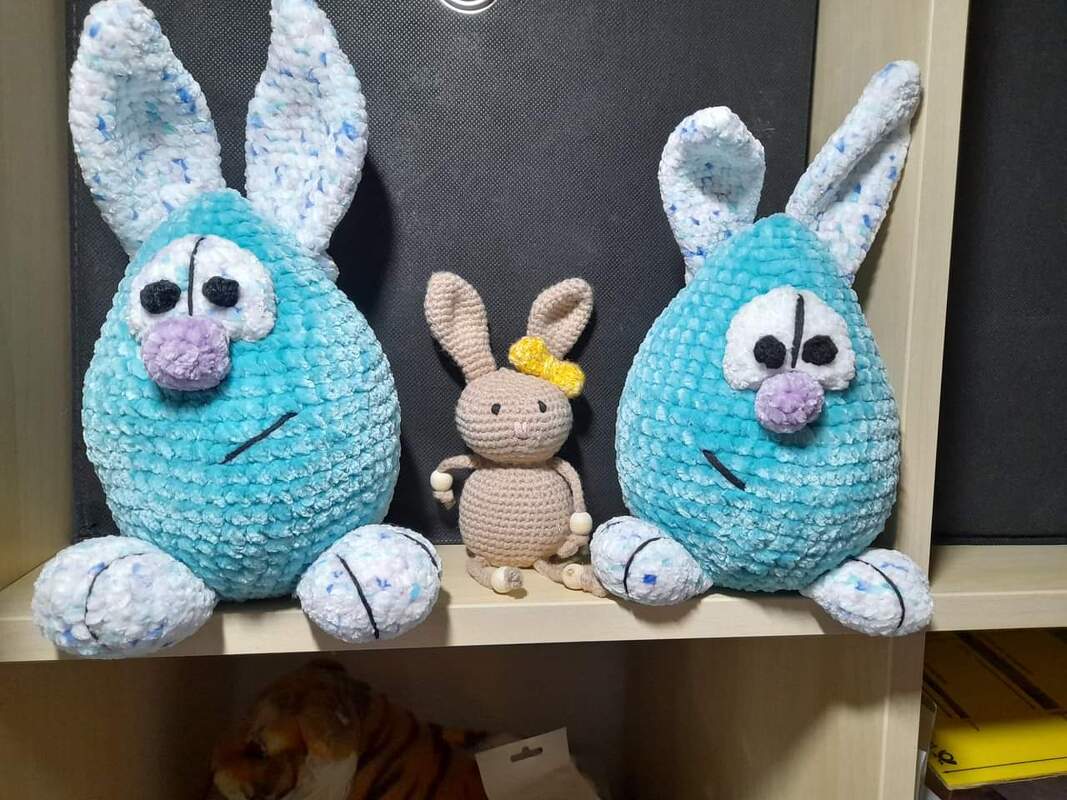 Hasen &quot;Eierhasi Tips und Tapsi &quot;